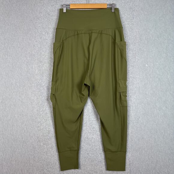 Free People Movement Green Take A Hike Harem Cargo Pants Size Large - Picture 4 of 8
